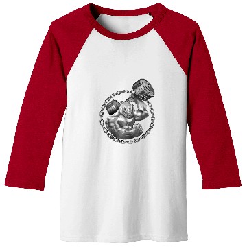 Discover Rhino Pet Beast Lifting Weights Gym Workout Iron Power Gift Baseball Tees