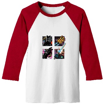 Discover Book Fun Star Wars Classic Hand Gestures Comic Book Panels Baseball Tees