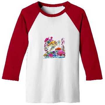 Discover Turtle Pet Tortoise Waterturtle Ocean Natural Environment 18 Baseball Tees