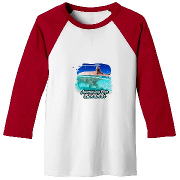 Discover Pig Pet Bahamas Baseball Tees