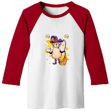 Discover Sheep Pet Kawaii Sheep Witch Costume Boys Girls Funny Halloween 3 Baseball Tees