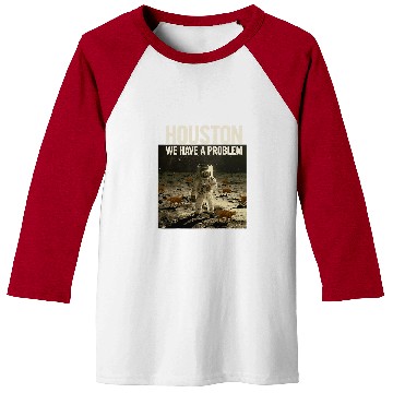 Discover Astronaut Job Funny Houston We Have A Problem Cat Lover Moon Astronaut Baseball Tees