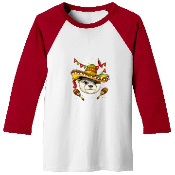 Discover Otter Pet Otters Mexico Cinco de Mayo Sea Otter Sombrero Mexican Party Animal Baseball Tees