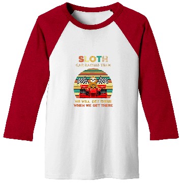Discover Sloth Pet Racing Team Baseball Tees