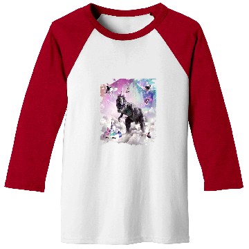 Discover Unicorn Pet Rainbow Dinosaur Baseball Tees
