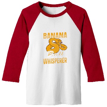 Discover Python Pet Banana Ball Whisperer Snake Funny Ball Python04 Baseball Tees