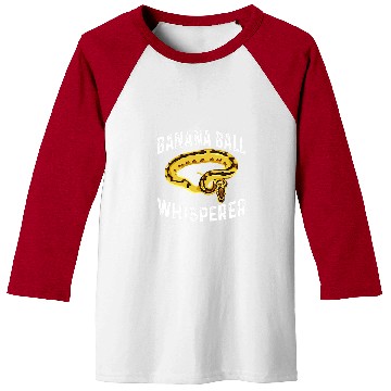 Discover Python Pet Banana Ball python Whisperer Baseball Tees