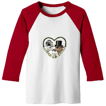 Discover Llama Pet Lama Bride and Groom Wedding Baseball Tees