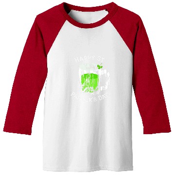 Discover Beer Fun Happy St Patrick s Day Green Beer Baseball Tees