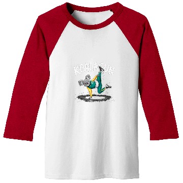 Discover Koala Pet Funny Breakdancing Koala Australian Olympics Mens Womens Fun Baseball Tees