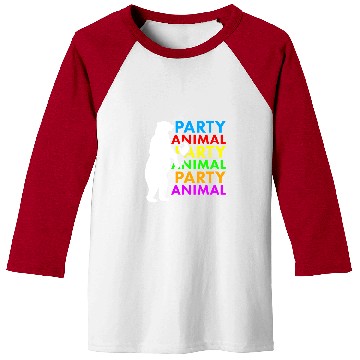 Discover Bear Pet Cute Party Animal Birthday Gift 2For Polar Baseball Tees
