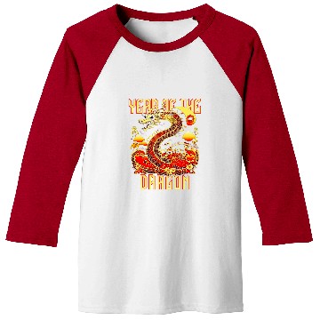 Discover Dragon Pet Lunar New Year 3 Baseball Tees