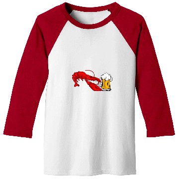 Discover Beer Fun Lobster Beer Drinking Seafood Lover Baseball Tees