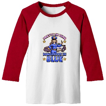 Discover Police Job Law Enforcement Design for a Female Police Officer Baseball Tees