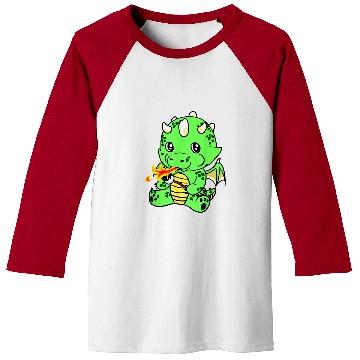 Discover Dragon Pet marshmallow children cute Baseball Tees