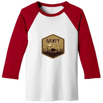 Discover Bear Pet Alberta Banff National Parks Canada Bear Baseball Tees