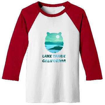 Discover Bear Pet Lake Tahoe californias Nevada Bear Face Baseball Tees