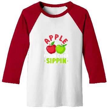 Discover Apple Picking Apple Season In Fall Autumn Apple Cider Baseball Tees