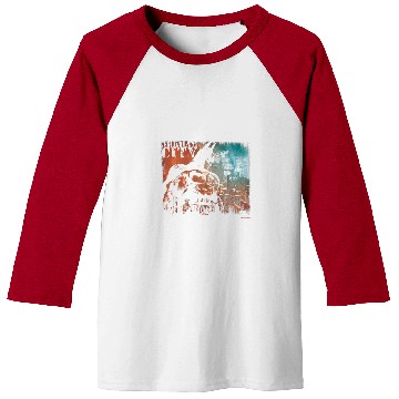 Discover Batman Arkham City Dark Knight Graffiti Stencil Skyline Baseball Tees