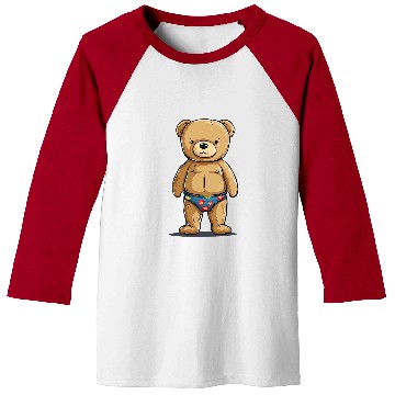 Discover Bear Pet Funny Pool Bear for Vacation and swimming trunks Lovers Baseball Tees