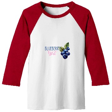 Discover Blueberry Girl Fruit Berry Garden Healthy Blueberries Baking Baseball Tees