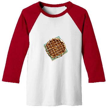 Discover Waffle Puristic Design Delicious Waffle Chef Baseball Tees