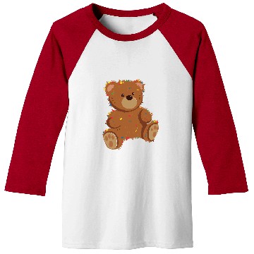 Discover Bear Pet Stuffed Animal I Cute Teddy Bear Baseball Tees
