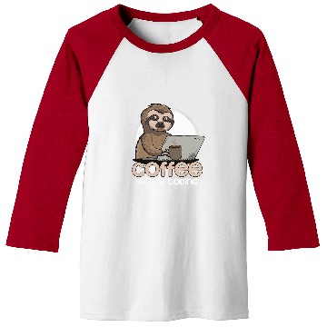 Discover Sloth Pet Computer Science Sloth Programmer Coding Gift For IT Coder Baseball Tees