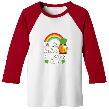 Discover Beer Fun Leprechauns Garden Gnome Drinking Beer St Patrick s Day Baseball Tees