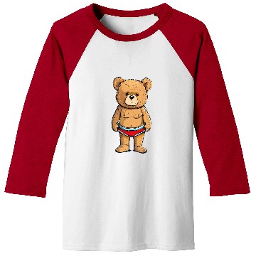 Discover Bear Pet Funny swim Trunks with this Teddy Bear Outfit Baseball Tees