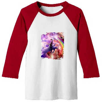 Discover Dragon Pet Rainbow Space Cat On Dragon 2 Baseball Tees