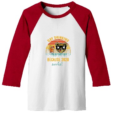 Discover Beer Fun Day Drinking Because Sucks Funny Bear Drink Beer Baseball Tees