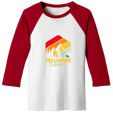 Discover Bear Pet Telluride Colorado Mountain Bear Baseball Tees