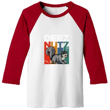 Discover Squirrel Pet Deez Nutz Nutcracker Squirrel Gopher Chipmunk Dees Nuts 2 Baseball Tees