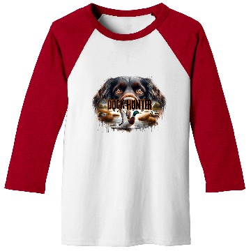 Discover Boykin Spaniel Dog with Mallard Ducks Hunting Duck Hunter Baseball Tees