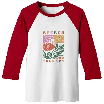 Discover Speech Therapy Speech Language Pathologist Therapist 3 Baseball Tees