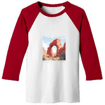 Discover Arches National Park USA Utah Nature Hiking Travel Baseball Tees