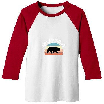 Discover Bear Pet New Mexico Bear Baseball Tees