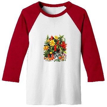 Discover Chili Hot Pepper Plants Chillis Garden Spicy Pepper Baseball Tees