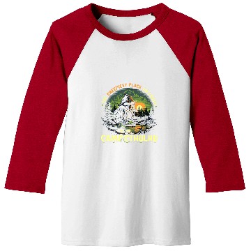 Discover Camp Cthulhu Cosmic Horror Camping Cthulhu Baseball Tees