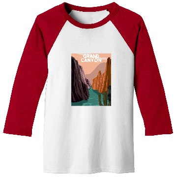 Discover Grand Canyon National Park Throwback Design Classic 2 Baseball Tees