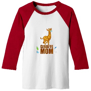 Discover Giraffe Pet moms graphic plus size mors day Baseball Tees
