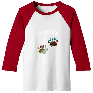 Discover Bear Pet Glacier National Park Bear Design Baseball Tees