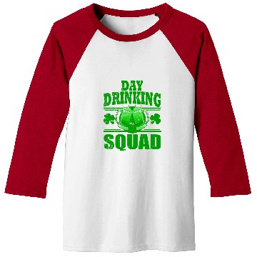 Discover Beer Fun St Patrick s Day Drinking Squad vintages Beer Shamrocks Baseball Tees