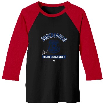 Discover Disney Zootopia  Zootropolis Police Department Badge Baseball Tees