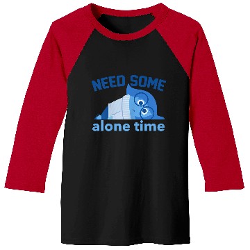 Discover Disney Pixars Inside Out Need Some Alone Time Sadness Logo Baseball Tees