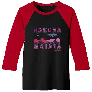 Discover Disneyss The Lion King Hakuna Matata Moon And Mountains Baseball Tees