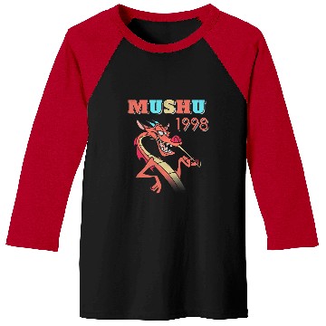 Discover Disney Mulan Mushu 1998 Cool Dragon Baseball Tees
