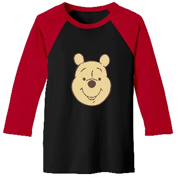 Discover Disney Winnie The Pooh Classic  Bear Big Face Baseball Tees