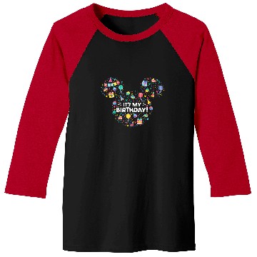 Discover Disney Mickey Mouse Head Ears Icon Fill It’s My Baseball Tees